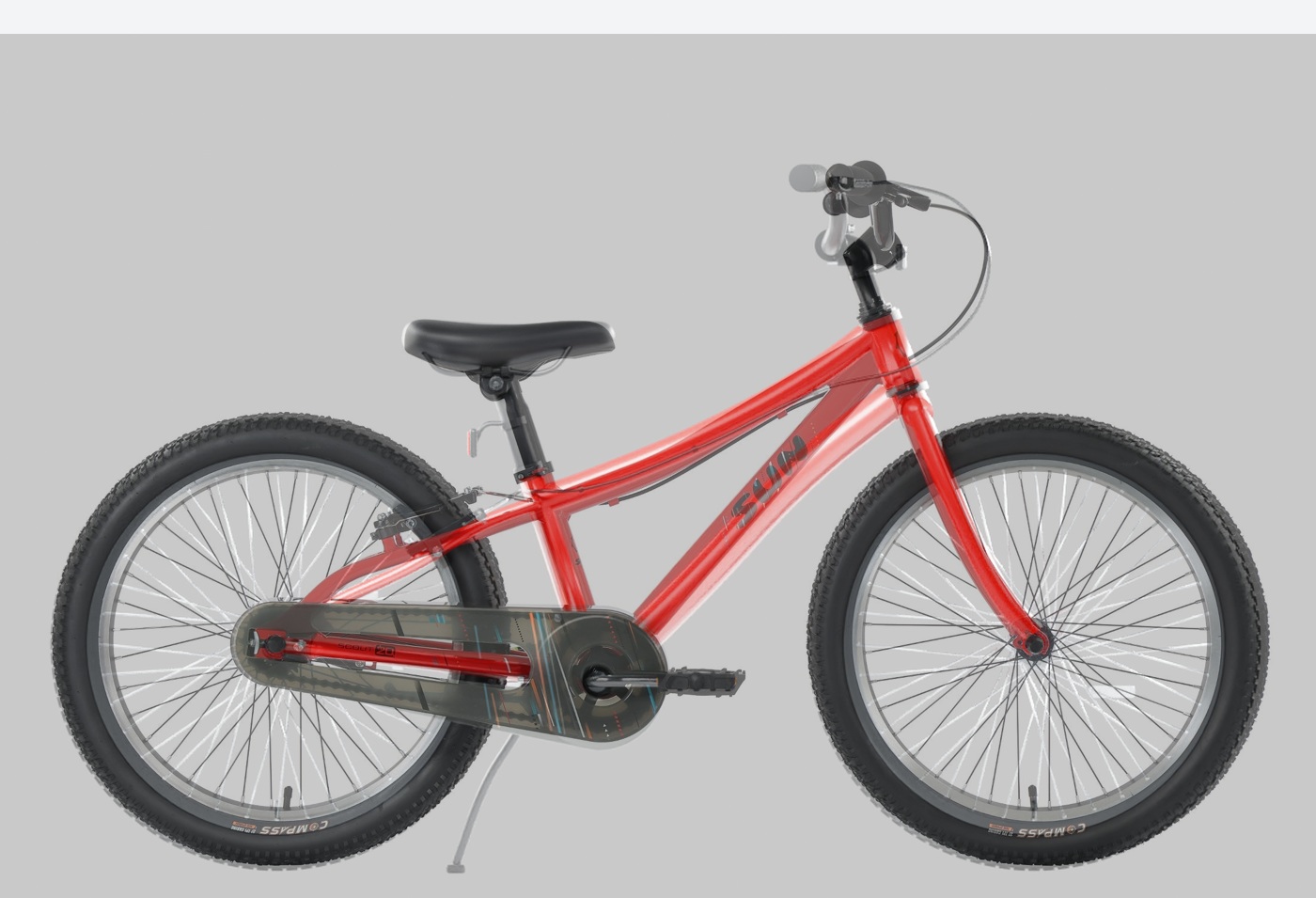 Manufacturer photo and model side render blended at 50 percent each
